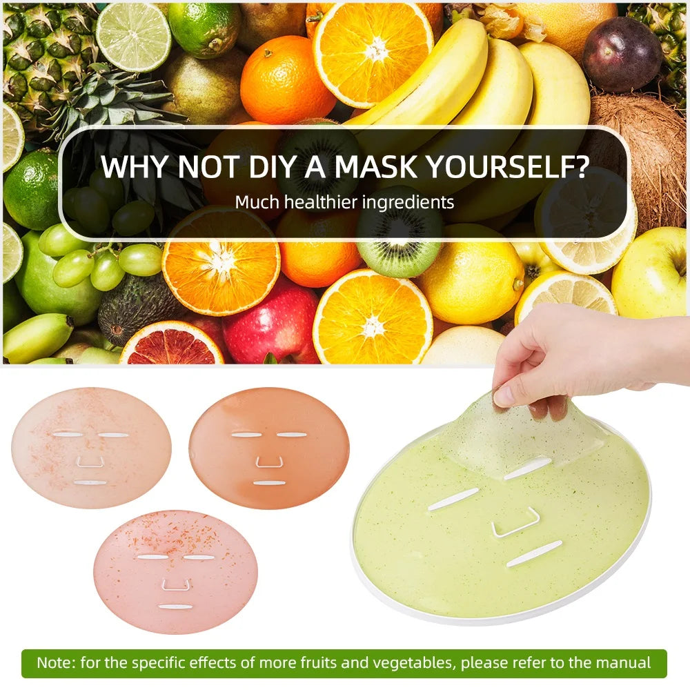 DIY Fruit & Vegetable Mask Maker (Button US Plug)