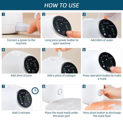 DIY Fruit & Vegetable Mask Maker (Mini Battery Style)