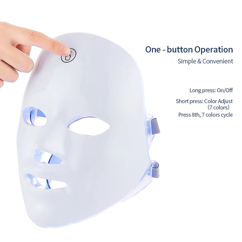 LED Facial Mask - 7-Color Therapy